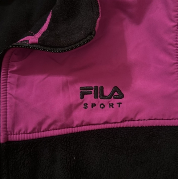 Fila Fleece Zip Up Jacket - Picture 3 of 4